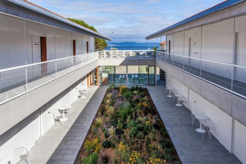 Property building, View (from property/room), Balcony/Terrace, Landmark view, Sea view