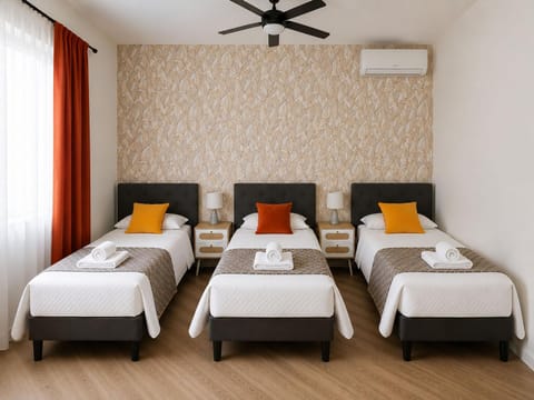 Photo of the whole room, Bedroom, air conditioner