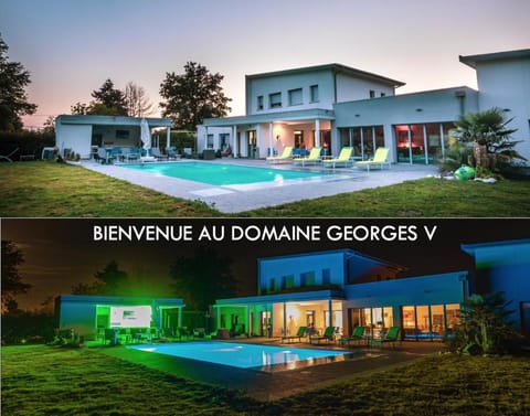 Property building, Garden, Swimming pool, Sunrise, Sunset