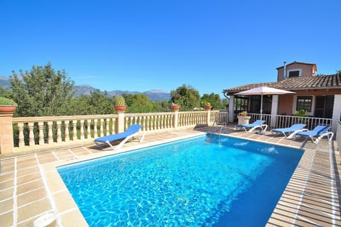 Property building, Patio, Spring, Day, Natural landscape, Mountain view, Pool view, Swimming pool, sunbed