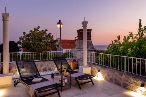 Balcony/Terrace, Sea view, Sunset