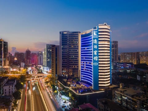 Property building, Night, Neighbourhood, City view, Street view