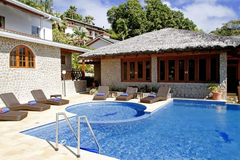 Property building, Pool view, Swimming pool