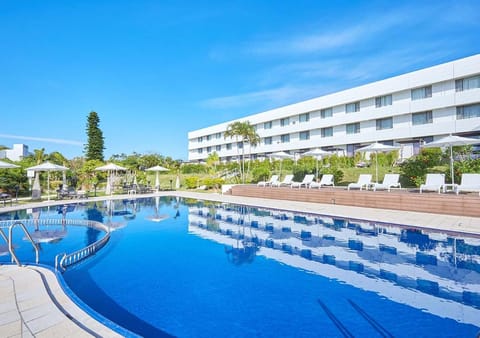 Property building, Pool view, Swimming pool
