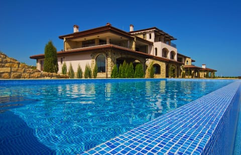 Property building, Facade/entrance, Day, Pool view, Swimming pool