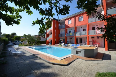 Property building, Pool view, Swimming pool