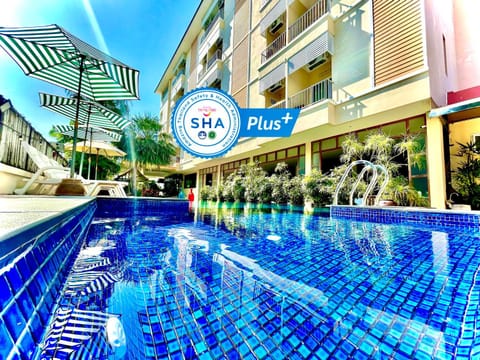 Children play ground, Seating area, Garden view, Swimming pool