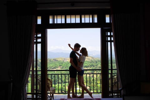 People, Natural landscape, View (from property/room), Balcony/Terrace, Guests, Mountain view