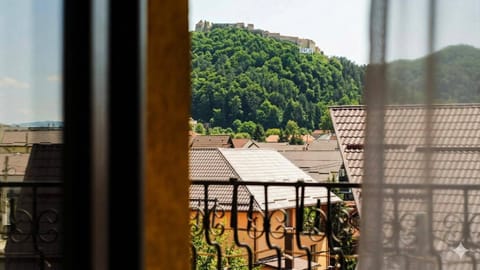 View (from property/room), Balcony/Terrace, Photo of the whole room, City view, Landmark view, Mountain view