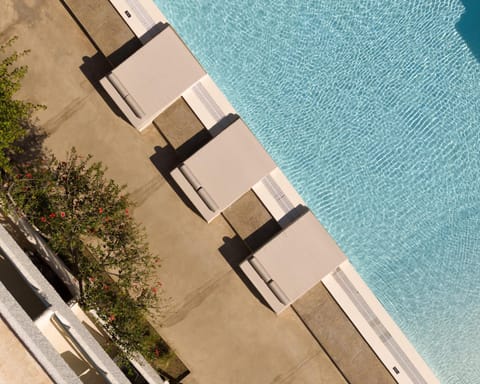 Pool view, Swimming pool, sunbed