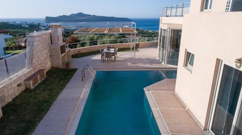 Patio, BBQ facilities, Balcony/Terrace, Sea view, Swimming pool