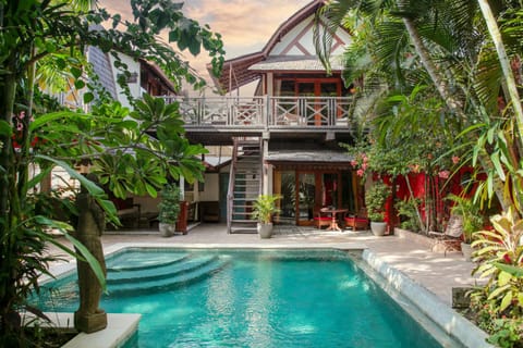 Patio, Natural landscape, Garden, Garden view, Pool view, Swimming pool