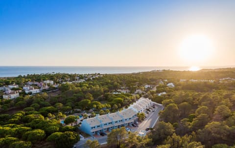 Bird's eye view, Sunset