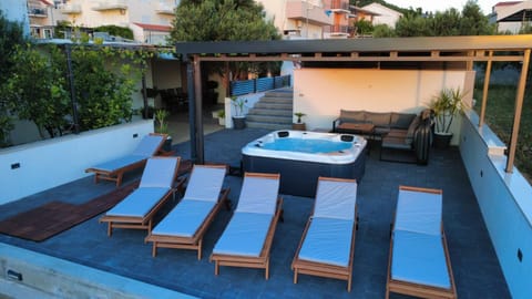 Summer, Seating area, Sea view, Sunset, sunbed