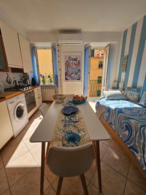 Kitchen or kitchenette, Dining area, oven, stove, washing machine