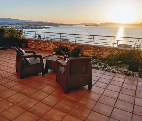 Balcony/Terrace, City view, Sea view, Sunset