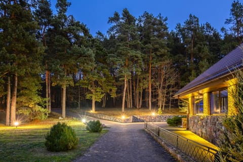 Property building, Natural landscape, Garden view