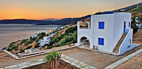 Property building, Sea view, Sunset