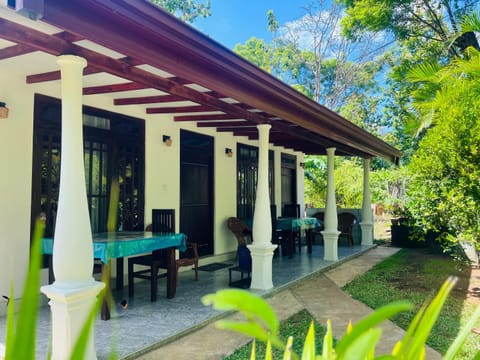 Property building, Dining area, Garden view