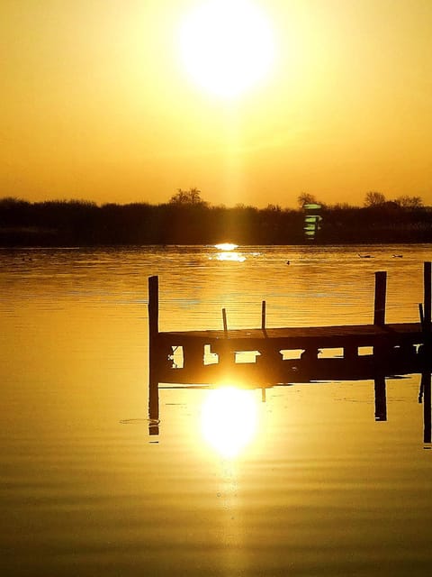 Natural landscape, Lake view, Sunrise