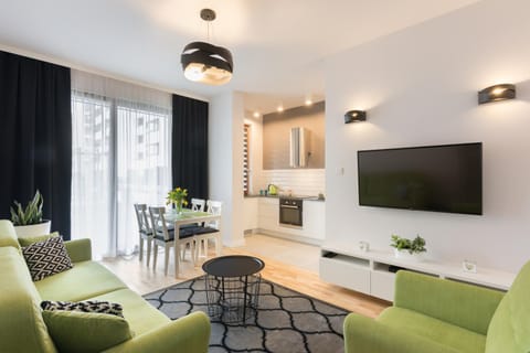 Kitchen or kitchenette, Living room, Dining area