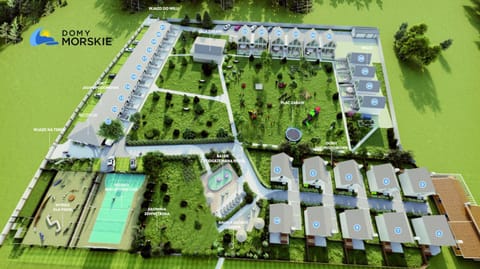 Property building, Neighbourhood, Bird's eye view, Location