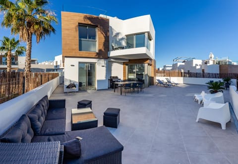 Property building, Patio, Spring, Off site, Bird's eye view, On site, Sunset