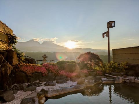 Mountain view, Sunset