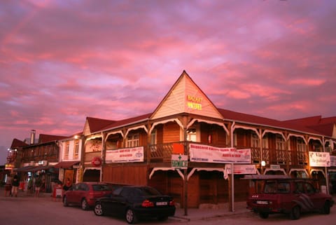 Property building, Sunset