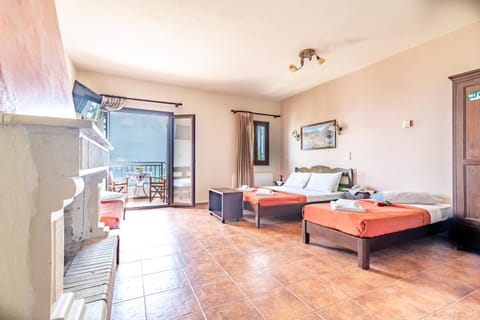 Bed, View (from property/room), Balcony/Terrace, Photo of the whole room