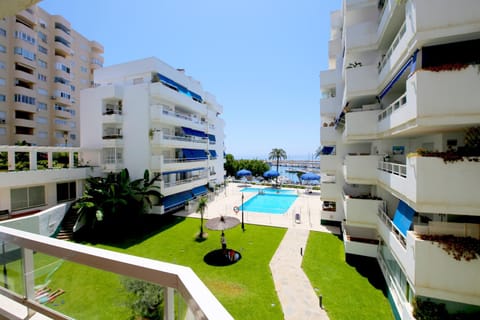 Property building, Pool view, Sea view, Swimming pool