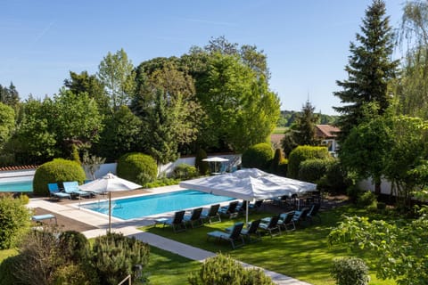 Garden, Garden view, Pool view, Swimming pool, sunbed