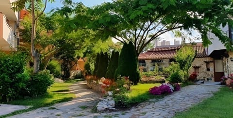 Natural landscape, Garden, Garden view