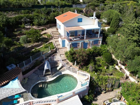 Property building, Bird's eye view, Swimming pool