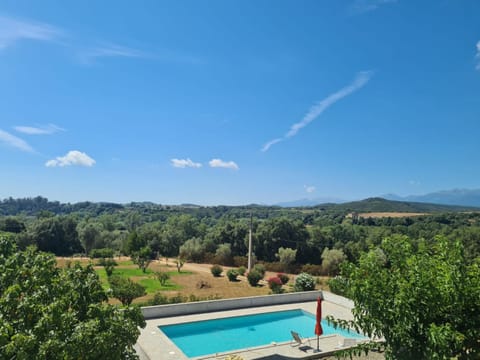 Natural landscape, Mountain view, Swimming pool, sunbed