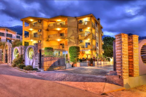 Property building, Sunset
