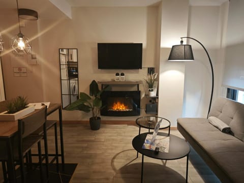 Living room, Seating area, flat iron