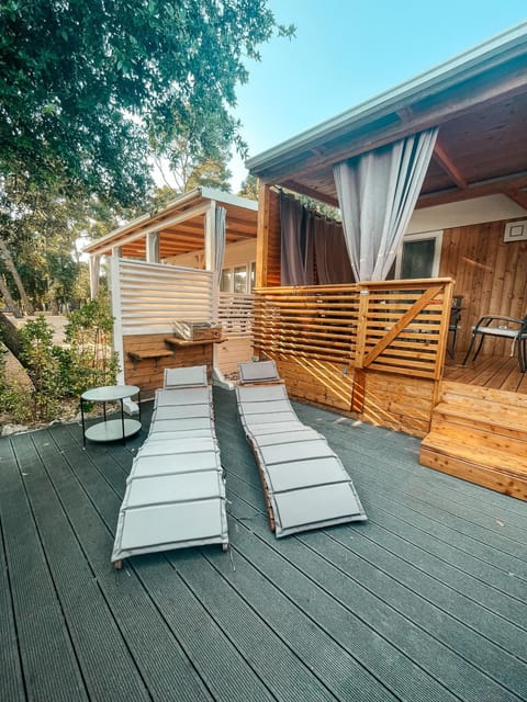 Mobile Home Stella III Biograd na Moru Soline beach Campground/ 
RV Resort in Biograd na Moru