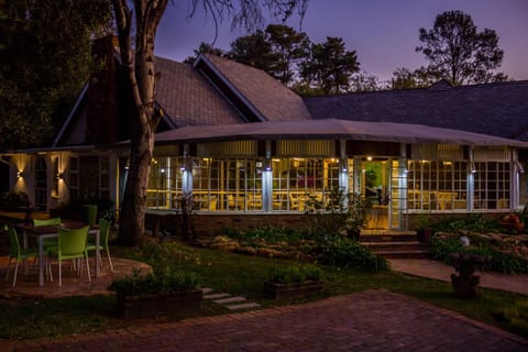 Property building, Night, Garden view