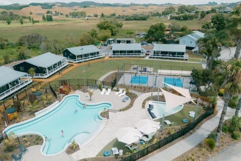 Natural landscape, Bird's eye view, Swimming pool