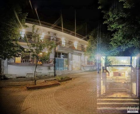 Property building, Facade/entrance, Night, Street view