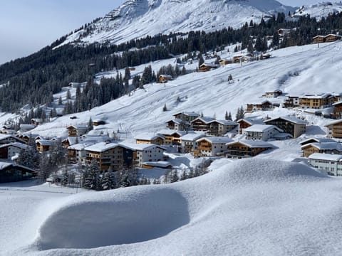 Property building, Natural landscape, Winter, Mountain view