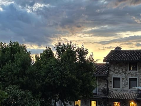 Property building, Landmark view, Sunset
