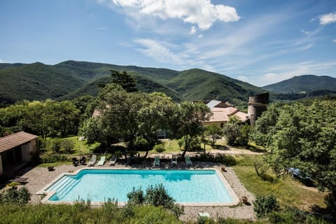 Bird's eye view, Swimming pool