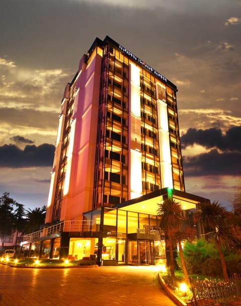 Property building, Sunset