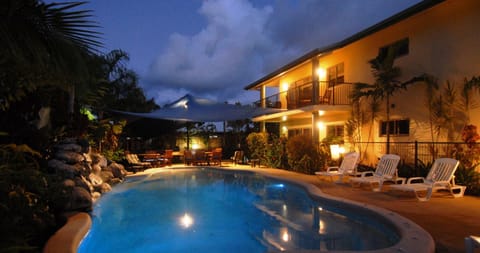 Night, Swimming pool, Swimming pool