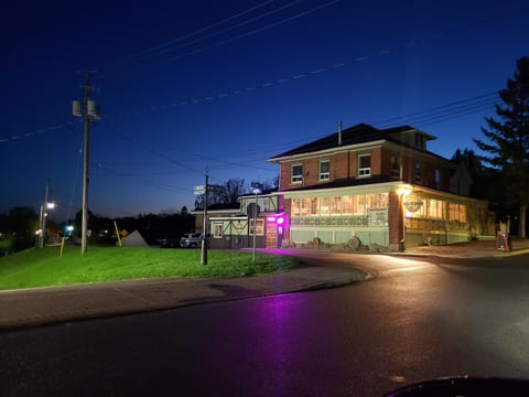 Property building, Night, Neighbourhood, Bird's eye view, Street view