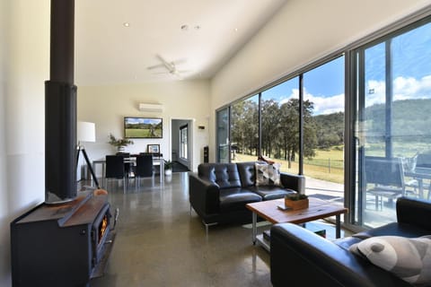 Living room, fireplace