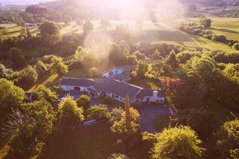 Bird's eye view, Sunset