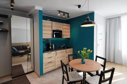 Kitchen or kitchenette, oven